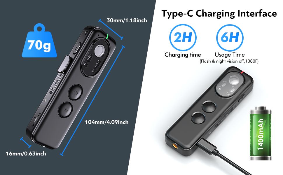 دوربین البسه پلیسی آفلاین EGS-D1